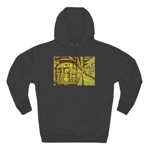 Unisex premium iron tracks hoodie